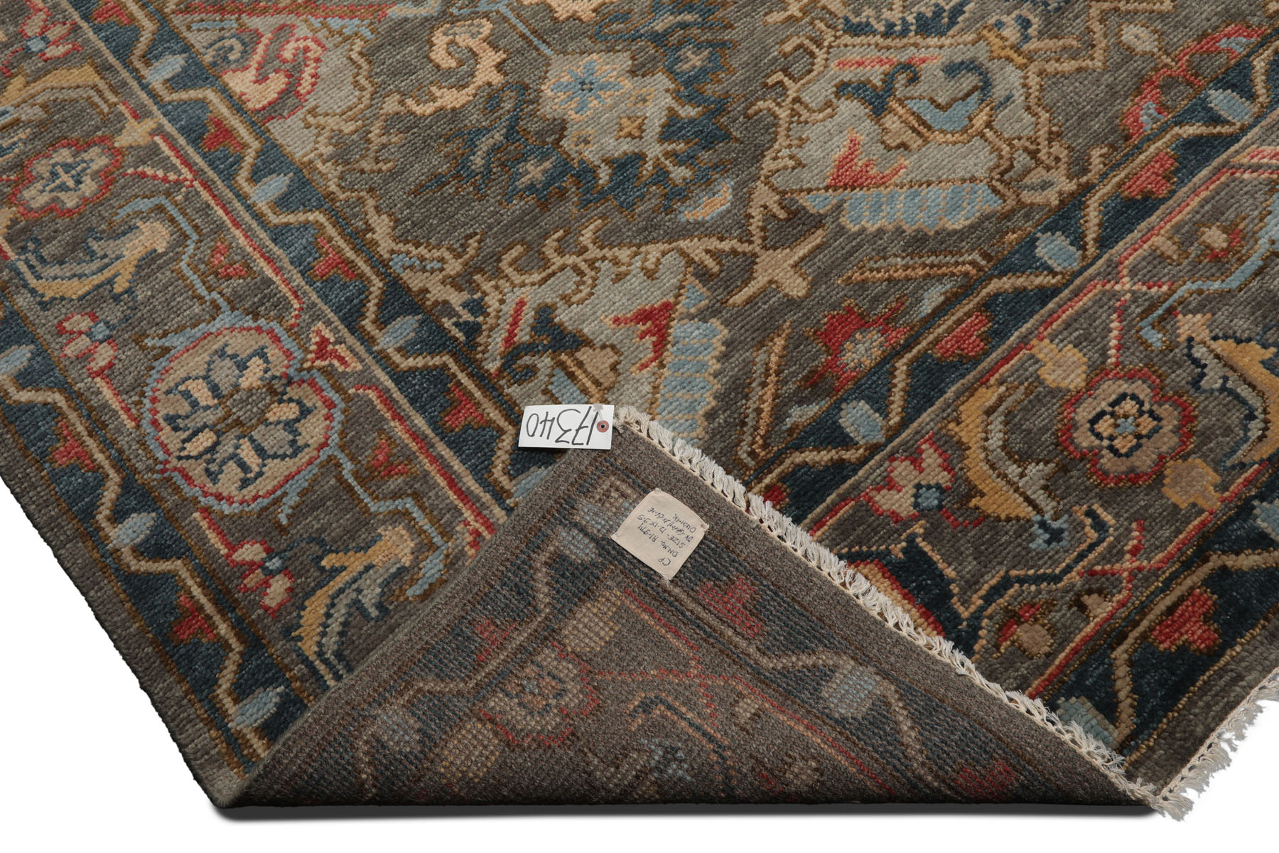 LoomBloom Multi Size Muted Turkish Oushak Hand Knotted Wool Area Rug Gray - Picture 46 of 80