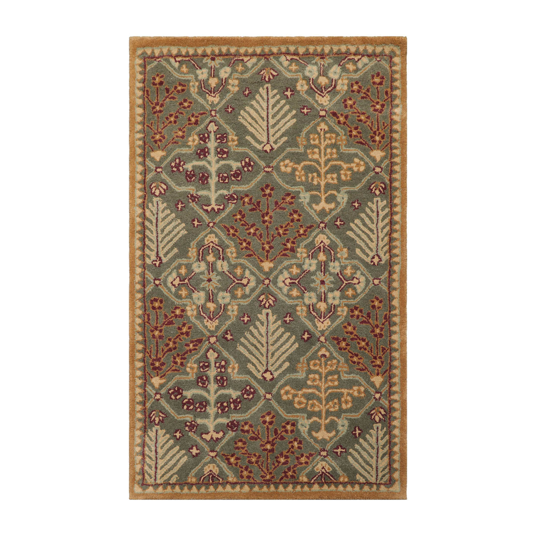 LoomBloom Multi Size Celadon Hand Tufted Traditional Wool Oriental Area Rug
