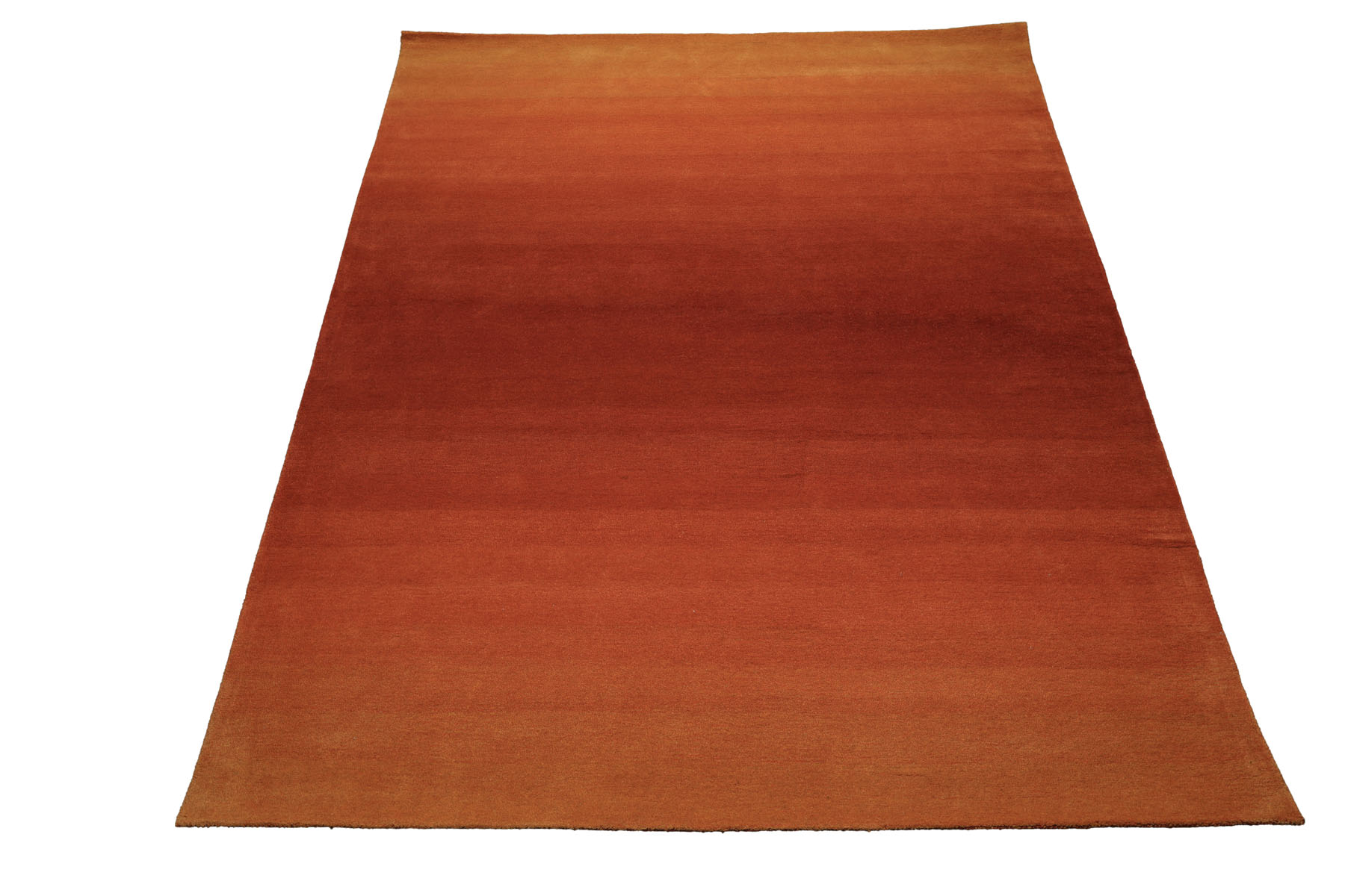 MODERN OMBRE DESIGNER ORANGE Multi Sizes LoomBloom Hand Tufted Wool Area Rug - Picture 36 of 36