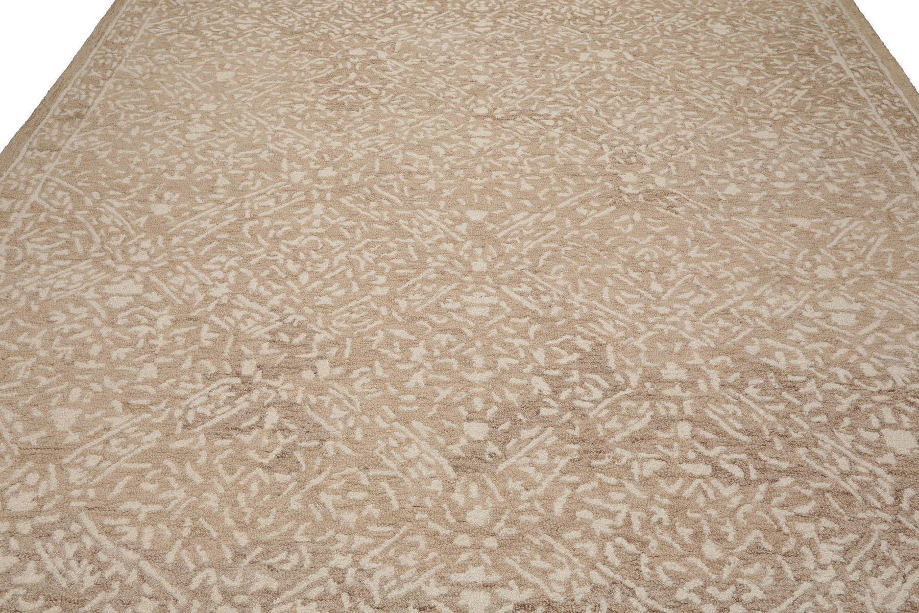 HAND HOOKED TRANSITIONAL Wool LoomBloom Multi Sizes Tan Oriental Area Rug - Picture 28 of 40