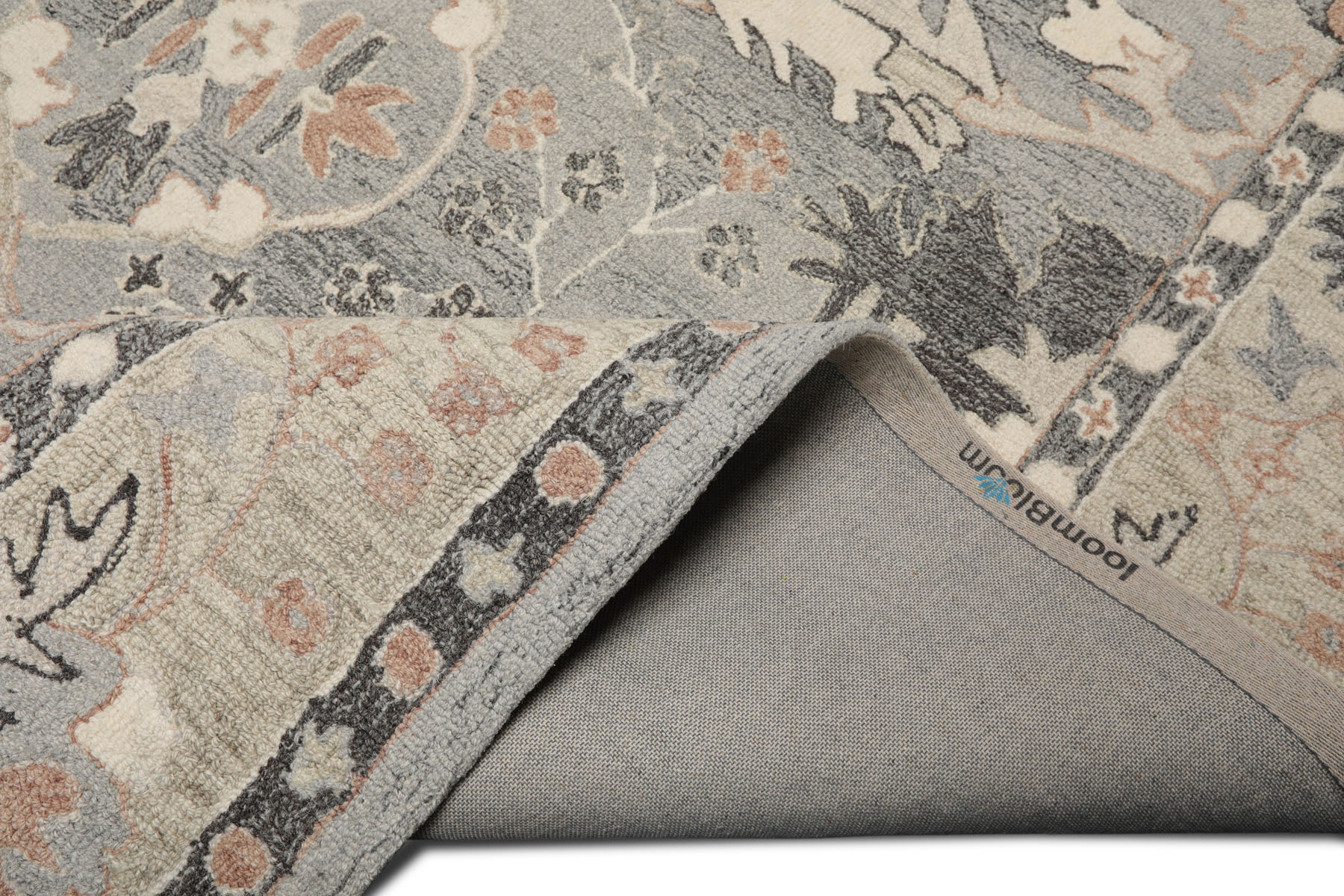 Arts & Crafts LoomBloom Multi Size Gray Hand Hooked Transitional Wool Area Rug - Picture 27 of 50