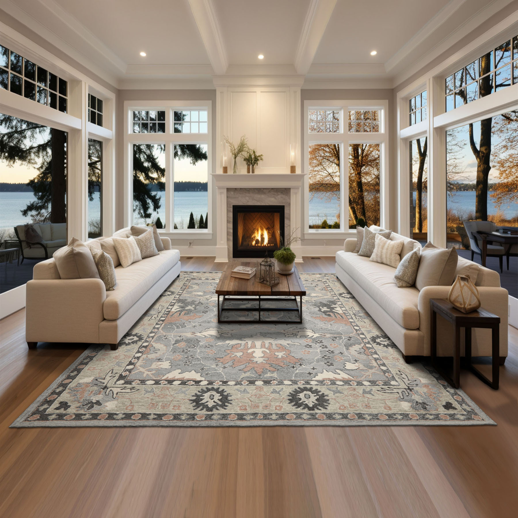 Arts & Crafts LoomBloom Multi Size Gray Hand Hooked Transitional Wool Area Rug - Picture 31 of 50