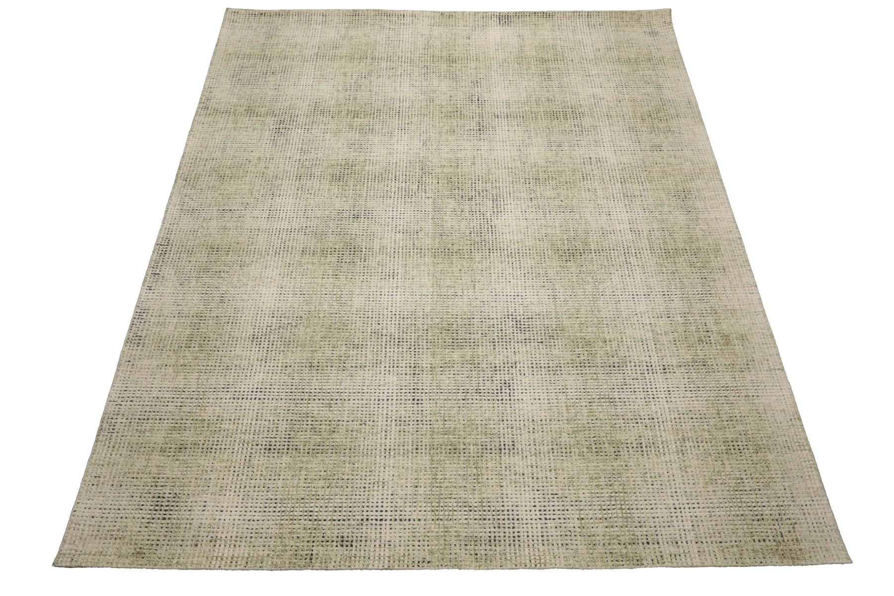 Multi Size LoomBloom Plaid Wool Ivory Hand Hooked Modern Oriental Area Rug - Picture 20 of 30