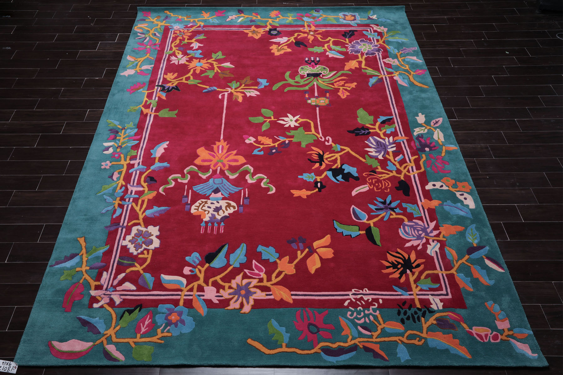 Multi Size Multi Color Hand Tufted Chinese Art Deco New Zealand Wool Area Rug