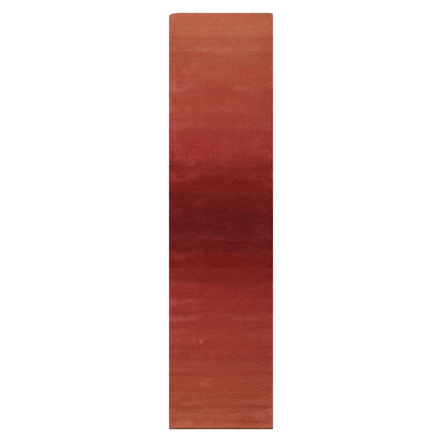 Alfombra acolchada a mano de lana contemporánea frambuesa ombre talla múltiple - Imagen 14 de 36
