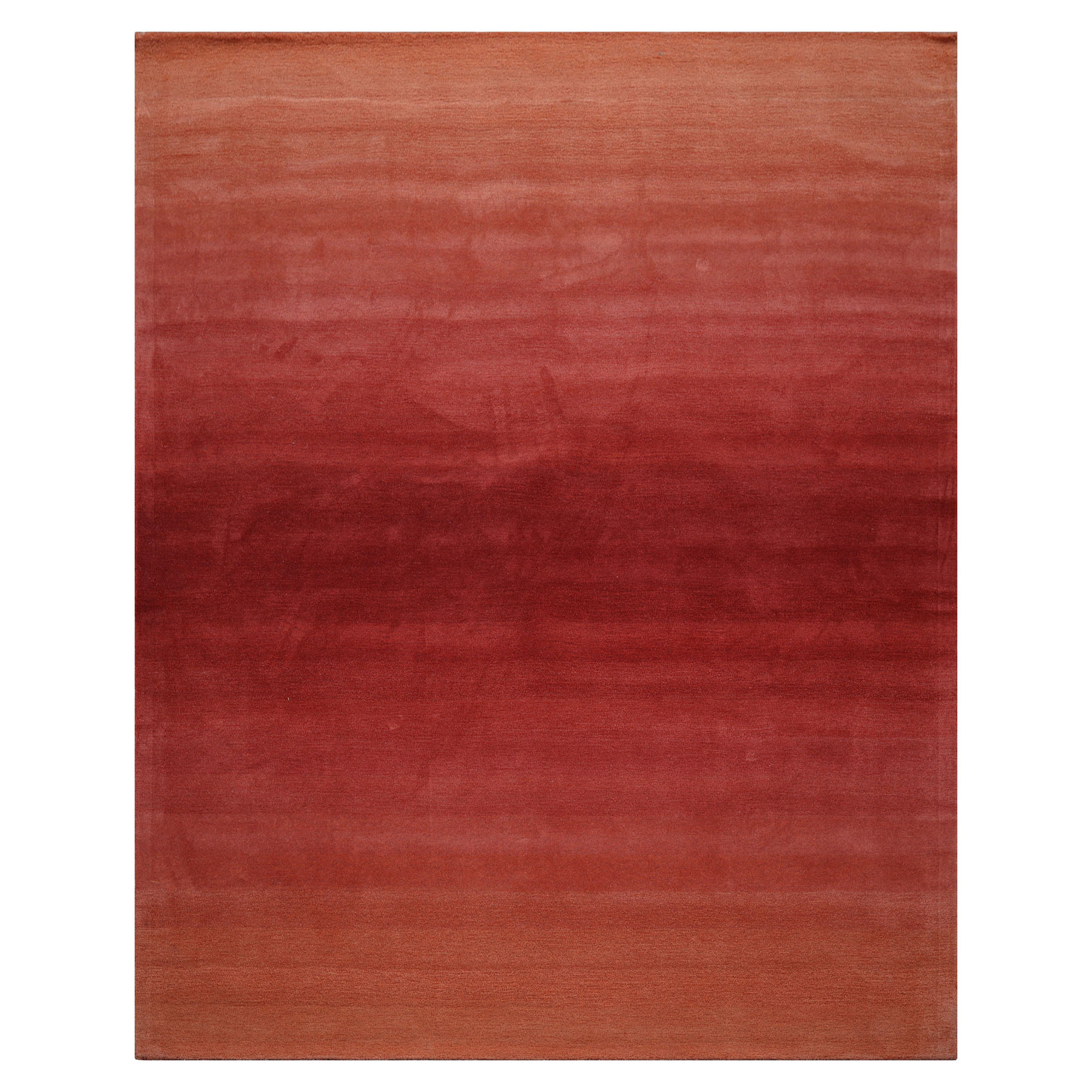 Alfombra acolchada a mano de lana contemporánea frambuesa ombre talla múltiple - Imagen 15 de 36
