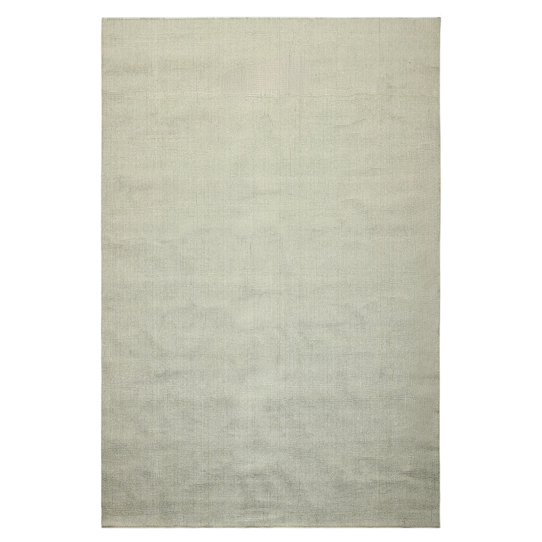 Multi Size Hand Loomed Wool Celadon, Gray Berber Contemporary Handmade Rug