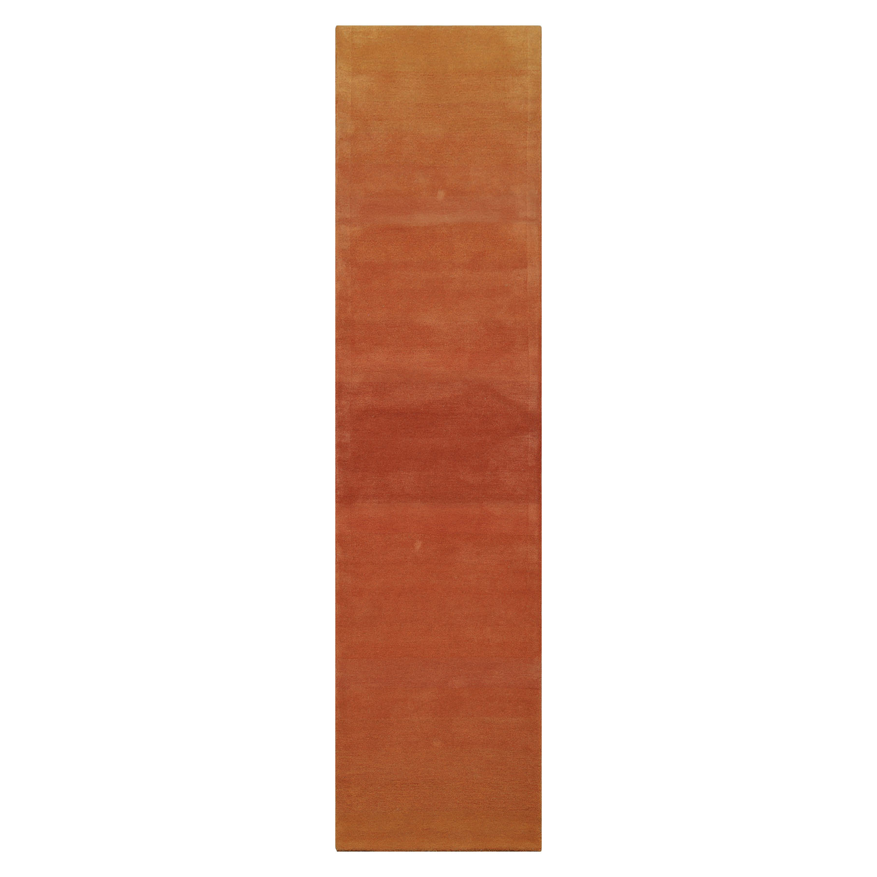 Multi Size LoomBloom Brunt Orange Hand Tufted Wool Modern Ombre Designer Rug