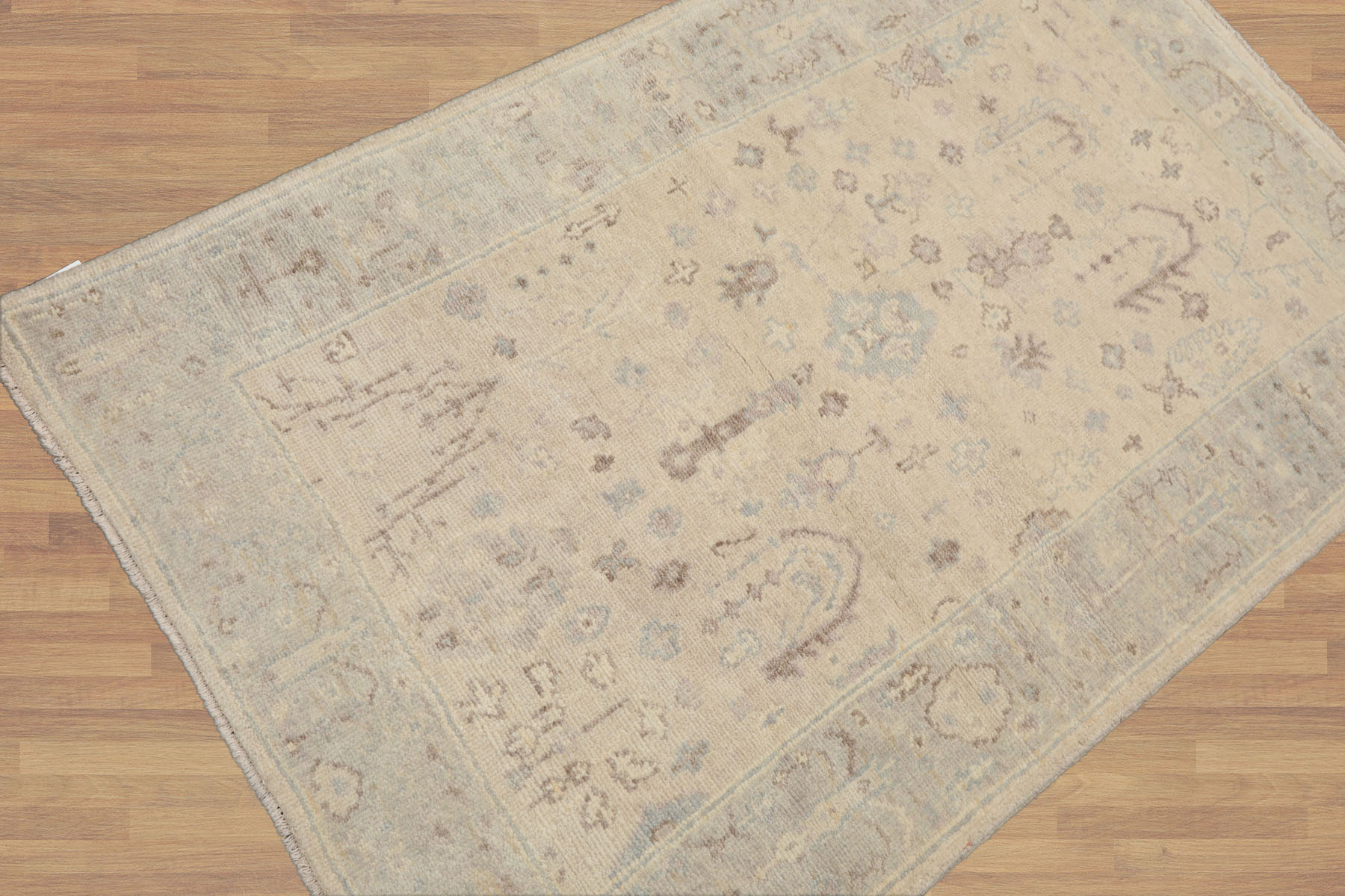 Multi Color 3x5 Hand Knotted Oushak 100% Wool Traditional Oriental Area Rug - Picture 12 of 63