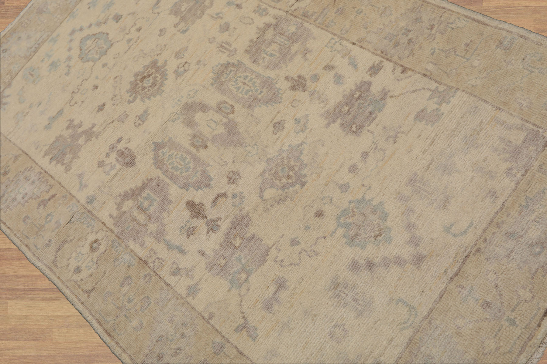 Multi Color 3x5 Hand Knotted Oushak 100% Wool Traditional Oriental Area Rug - Picture 26 of 63