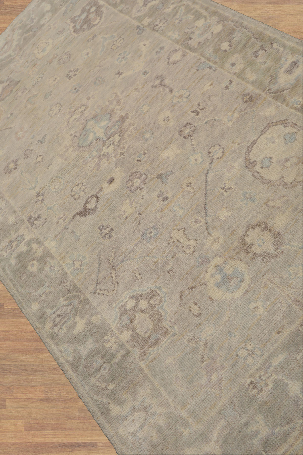 Multi Color 3x5 Hand Knotted Oushak 100% Wool Traditional Oriental Area Rug - Picture 41 of 63