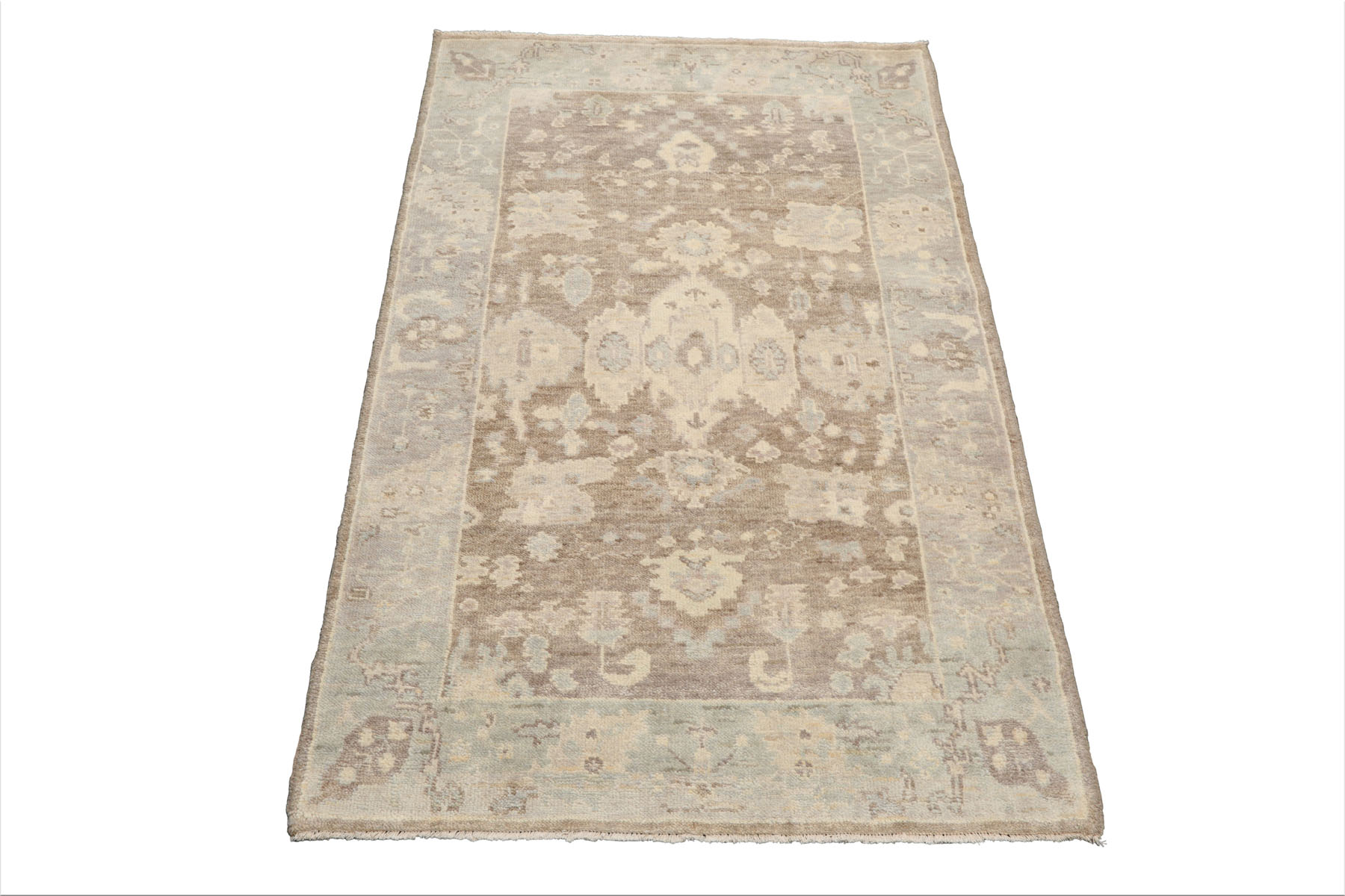 Multi Color 3x5 Hand Knotted Oushak 100% Wool Traditional Oriental Area Rug - Picture 51 of 63
